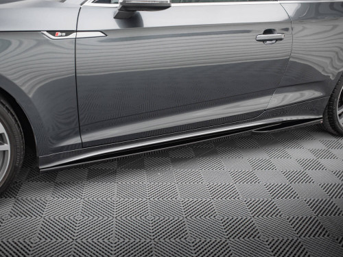 Maxton Side Skirts Diffusers Audi S5 Coupe / A5 S-Line Coupe F5 Facelift