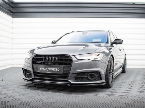 Maxton Front Splitter V.2 Audi A6 / A6 C7 S-Line / S6 C7 Facelift Maxton Front Splitter V.2 Audi A6 / A6 C7 S-Line / S6 C7 Facelift