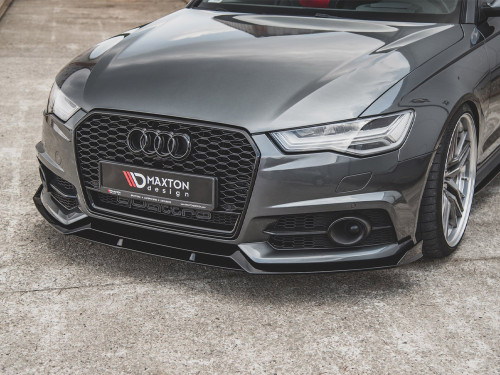 Maxton Front Splitter Audi A6 / A6 C7 S-Line / S6 C7 Facelift Maxton Front Splitter Audi A6 / A6 C7 S-Line / S6 C7 Facelift