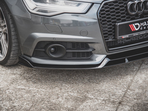 Maxton Front Splitter Audi A6 / A6 C7 S-Line / S6 C7 Facelift Maxton Front Splitter Audi A6 / A6 C7 S-Line / S6 C7 Facelift