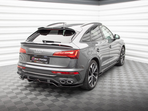 Maxton Upper Spoiler CAP Audi SQ5 / Q5 S-Line Sportback Mk2 Facelift Maxton Upper Spoiler CAP Audi SQ5 / Q5 S-Line Sportback Mk2 Facelift