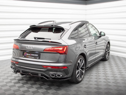 Maxton Lower Spoiler CAP Audi SQ5 / Q5 S-Line Sportback Mk2 Facelift Maxton Lower Spoiler CAP Audi SQ5 / Q5 S-Line Sportback Mk2 Facelift