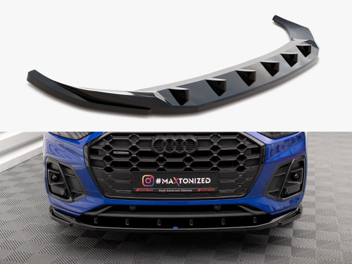 Maxton Front Splitter V.2 Audi SQ5 / Q5 S-Line SUV / Sportback Mk2 Facelift