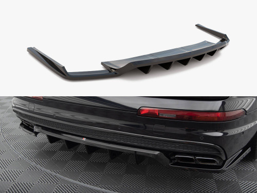 Maxton Central Rear Splitter (Vertical Bars) Audi SQ7 Mk2 Maxton Central Rear Splitter (Vertical Bars) Audi SQ7 Mk2