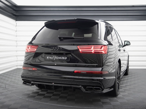 Maxton Central Rear Splitter (Vertical Bars) Audi SQ7 Mk2 Maxton Central Rear Splitter (Vertical Bars) Audi SQ7 Mk2