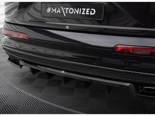 Maxton Central Rear Splitter (Vertical Bars) Audi SQ7 Mk2 Maxton Central Rear Splitter (Vertical Bars) Audi SQ7 Mk2