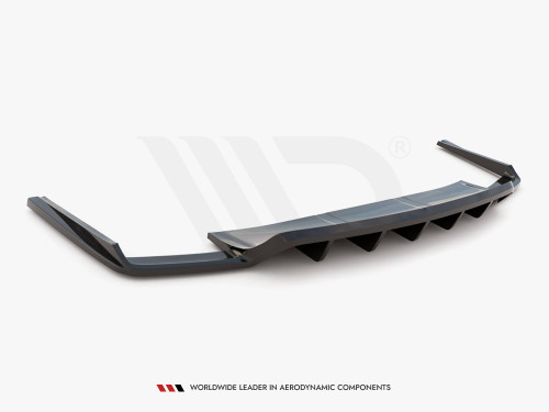 Maxton Central Rear Splitter (Vertical Bars) Audi SQ7 Mk2 Maxton Central Rear Splitter (Vertical Bars) Audi SQ7 Mk2