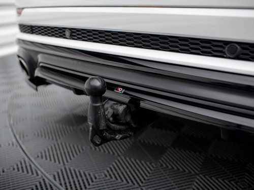 Maxton Central Rear Splitter (Vertical Bars) V.2 Audi SQ8 Mk1