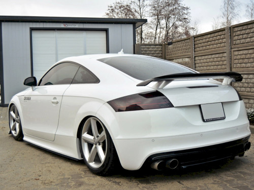 Maxton Central Rear Splitter (Vertical Bars) Audi TT S 8J