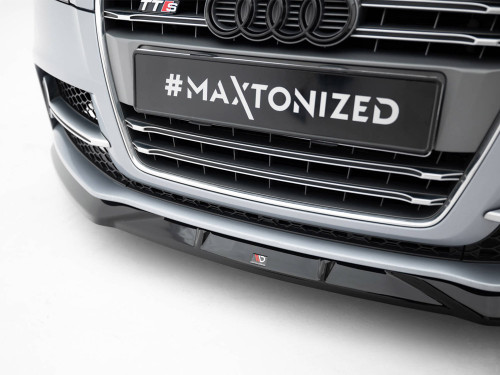 Maxton Front Splitter V.2 Audi TT S / TT S-Line 8J Facelift Maxton Front Splitter V.2 Audi TT S / TT S-Line 8J Facelift