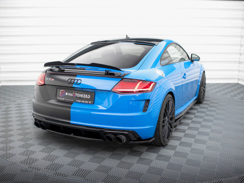 Maxton Central Rear Splitter Audi TT S 8S Facelift
