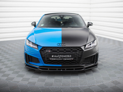 Maxton Front Splitter V.2 Audi TT S / TT S-Line 8S Facelift Maxton Front Splitter V.2 Audi TT S / TT S-Line 8S Facelift