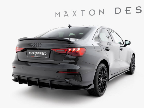 Maxton Rear Side Flaps Audi A3 Sedan 8Y Maxton Rear Side Flaps Audi A3 Sedan 8Y