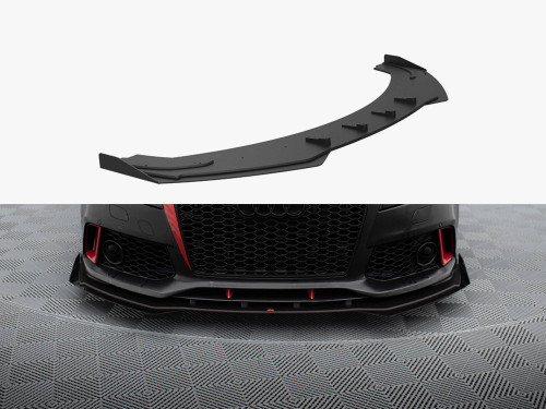 Maxton Street PRO Front Splitter + Flaps Audi A7 RS7 Look C7 Maxton Street PRO Front Splitter + Flaps Audi A7 RS7 Look C7