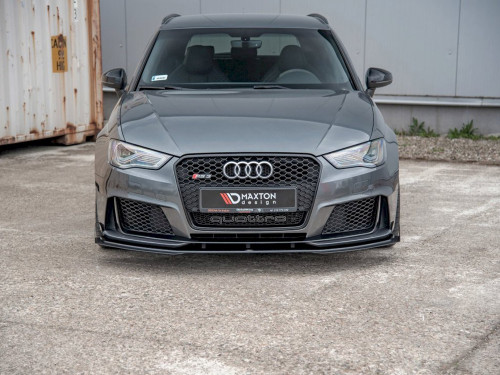 Maxton Street PRO Front Splitter + Flaps Audi RS3 8V Sportback Maxton Street PRO Front Splitter + Flaps Audi RS3 8V Sportback