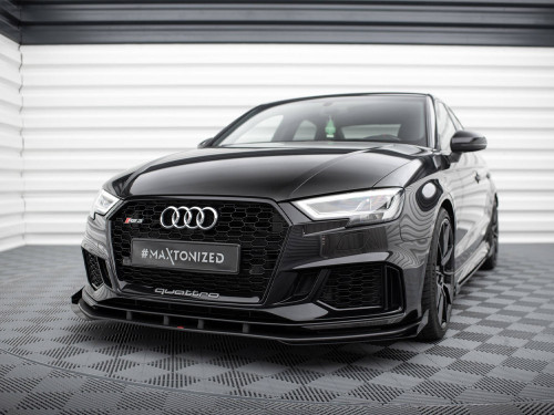 Maxton Front Flaps Audi RS3 Sedan 8V Facelift Maxton Front Flaps Audi RS3 Sedan 8V Facelift