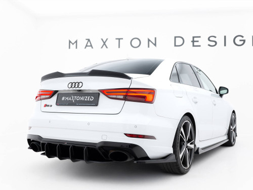 Maxton Street PRO Rear Diffuser V.2 Audi RS3 Sedan 8V Facelift