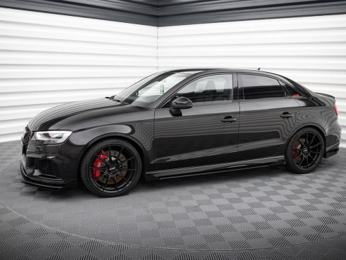 Maxton Side Flaps Audi RS3 Sedan 8V Facelift Maxton Side Flaps Audi RS3 Sedan 8V Facelift