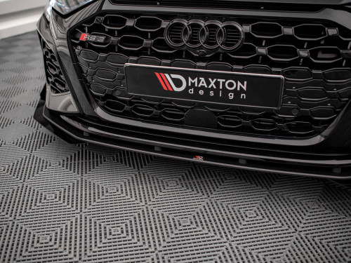 Maxton Street PRO Front Splitter V.1 + Flaps Audi RS3 8Y Maxton Street PRO Front Splitter V.1 + Flaps Audi RS3 8Y