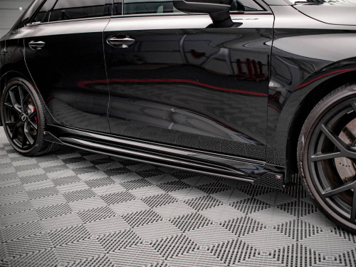 Maxton Street PRO Side Skirts Diffusers + Flaps Audi RS3 Sportback 8Y