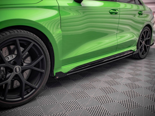 Maxton Side Flaps Audi RS3 Sedan 8Y Maxton Side Flaps Audi RS3 Sedan 8Y