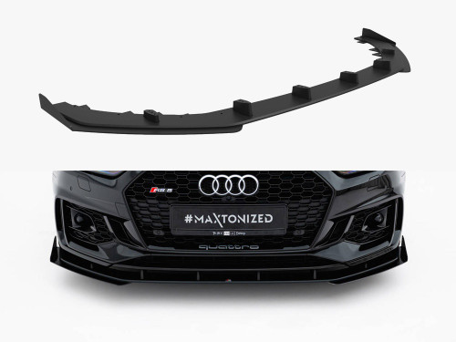 Maxton Street PRO Front Splitter V.1 + Flaps Audi RS5 Coupe / Sportback F5 Maxton Street PRO Front Splitter V.1 + Flaps Audi RS5 Coupe / Sportback F5