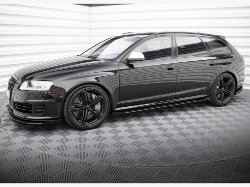 Maxton Street PRO Side Skirts Diffusers + Flaps Audi RS6 Avant C6