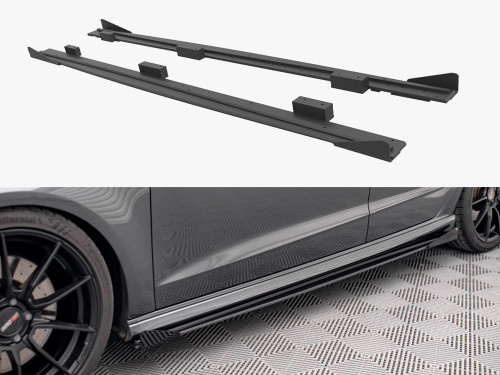Maxton Street PRO Side Skirts Diffusers + Flaps Audi S3 / A3 S-Line Sportback 8V Facelift Maxton Street PRO Side Skirts Diffusers + Flaps Audi S3 / A3 S-Line Sportback 8V Facelift