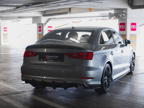 Maxton Street Pro Rear Side Splitters Audi S3 Sedan 8V Maxton Street Pro Rear Side Splitters Audi S3 Sedan 8V
