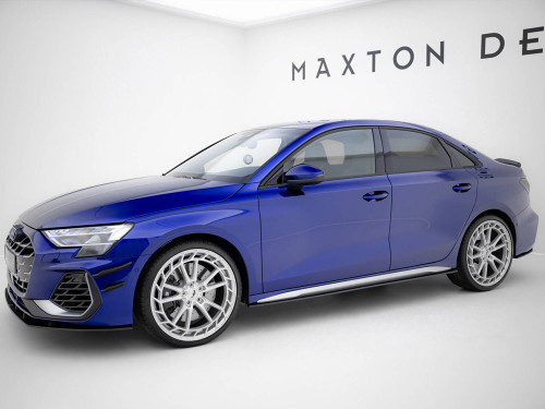 Maxton Street PRO Side Skirts Diffusers Audi A3 S-Line Sedan / S3 Sedan 8Y Facelift