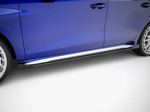 Maxton Street PRO Side Skirts Diffusers + Flaps Audi A3 S-Line Sedan / S3 Sedan 8Y Facelift