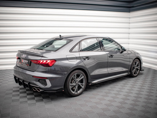 Maxton Street PRO Rear Side Splitters + Flaps Audi S3 Sedan 8Y Maxton Street PRO Rear Side Splitters + Flaps Audi S3 Sedan 8Y