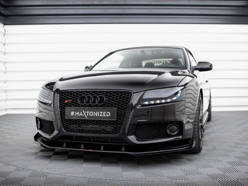 Maxton Street PRO Front Splitter + Flaps Audi S5 / A5 S-Line 8T Maxton Street PRO Front Splitter + Flaps Audi S5 / A5 S-Line 8T