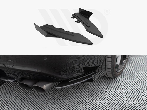 Maxton Street Pro Rear Side Splitters + Flaps Audi S5 / A5 S-Line Coupe / Cabrio 8T