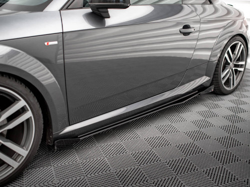 Maxton Street PRO Side Skirts Diffusers + Flaps Audi TT S / S-Line 8S