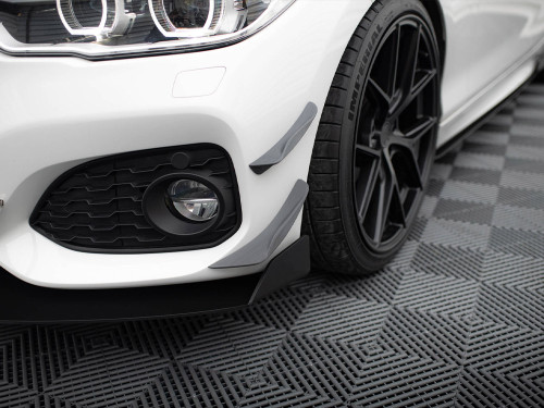 Maxton Front Bumper Wings (Canards) BMW 1 M-Pack / M140i F20 Facelift