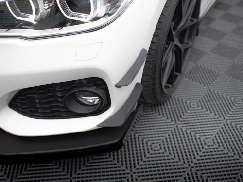 Maxton Front Bumper Wings (Canards) BMW 1 M-Pack / M140i F20 Facelift