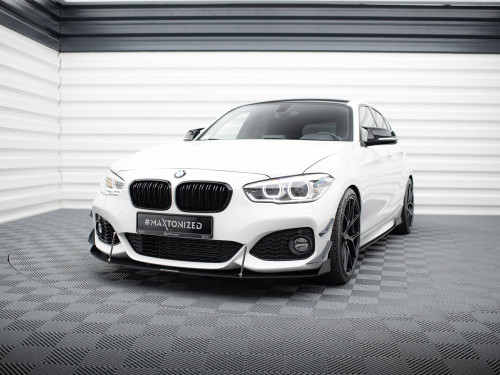 Maxton Front Bumper Wings (Canards) BMW 1 M-Pack / M140i F20 Facelift