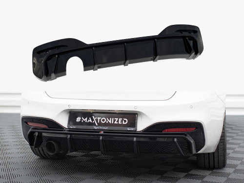 Maxton Rear Valance V.3 BMW 1 M-Pack F20 Facelift (Version with single exhaust on one side)