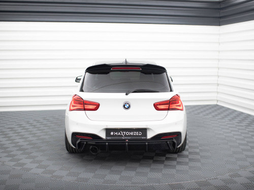 Maxton Rear Valance V.3 BMW 1 M-Pack F20 Facelift (Version with single exhaust on one side)