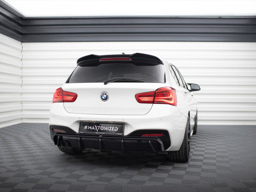 Maxton Rear Valance V.3 BMW 1 M-Pack F20 Facelift (Single side dual exhaust version)