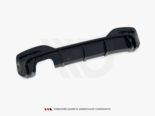 Maxton Rear Valance V.3 BMW 1 M-Pack F20 Facelift (Single side dual exhaust version)
