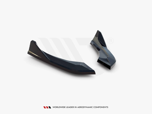 Maxton Rear Side Splitters (For rear valance v.3) BMW 1 M-Pack / M140i F20 Facelift