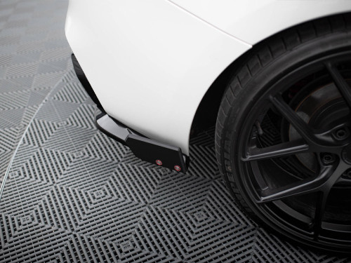 Maxton Rear Side Splitters V.5 + Flaps (For rear valance v.3) BMW 1 M-Pack / M140i F20 Facelift