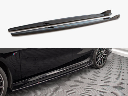 Maxton Side Skirts Diffusers V.2 Bmw 2 GRAN Coupe M-pack / M235I F44 (2019-)
