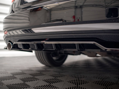 Maxton Central Rear Splitter (Vertical Bars) BMW 3 GT F34 Maxton Central Rear Splitter (Vertical Bars) BMW 3 GT F34