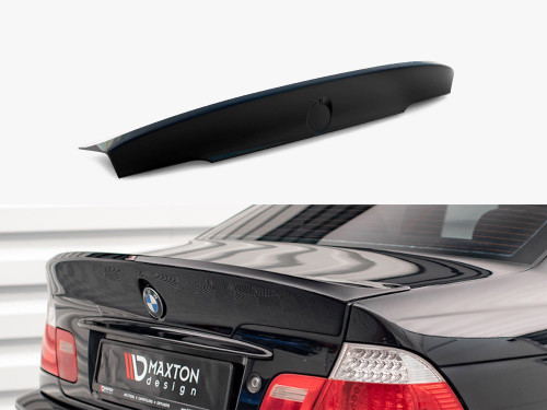 Maxton Rear Spoiler / LID Extension BMW 3 E46 Coupe Pre-Facelift |M3 CSL Look| (Requires Painting)