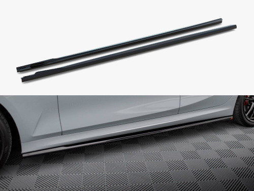 Maxton Side Skirts Diffusers BMW 3 M340i / M-Pack G20 / G21 Facelift