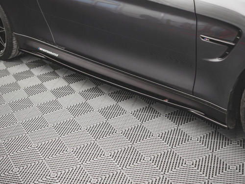 Maxton Side Skirts Diffusers BMW M4 F82 Maxton Side Skirts Diffusers BMW M4 F82
