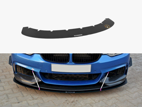 Maxton Front Racing Splitter V.3 BMW 4 Coupe / Gran Coupe / Cabrio M-Pack F32 / F36 / F33